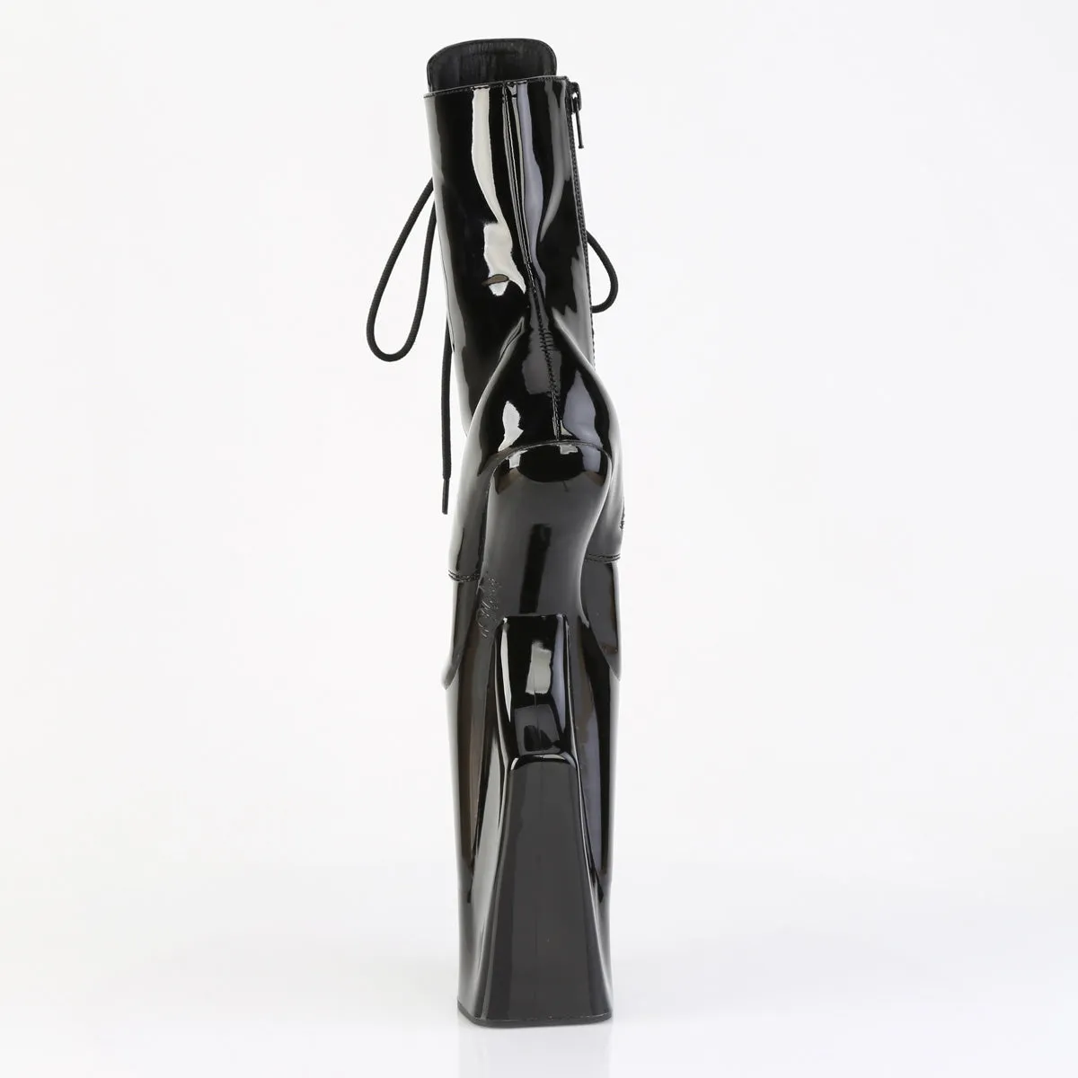 10 Inch Heelless WORSHIP-1020 Black Patent
