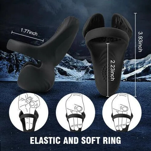 10 Pattern Vibrations Balls Dense Tickler Vibrating Penis Ring