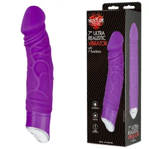 7 Ultra Realistic Vibrator Purple