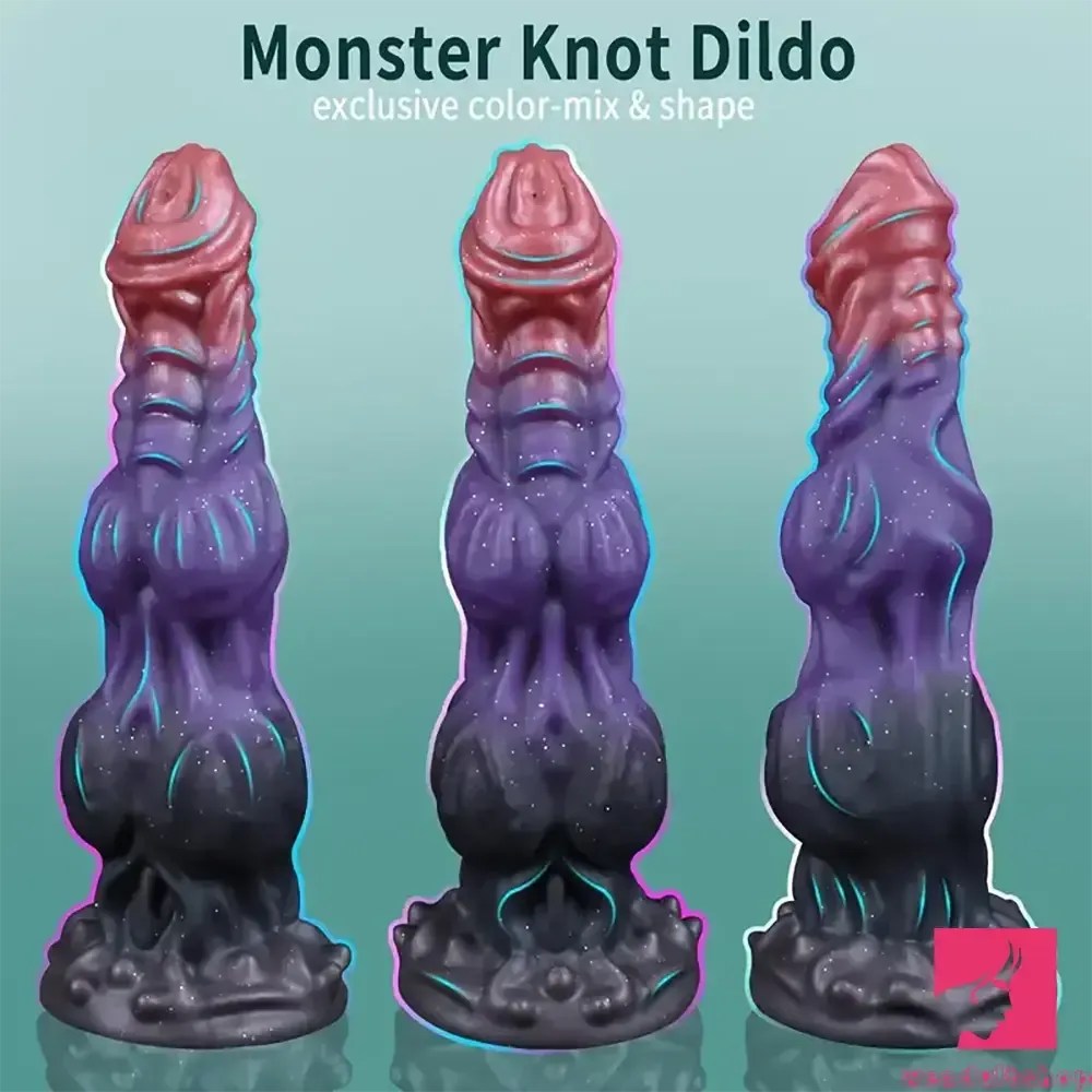 9.4in Fantasy Monster Silicone Soft Ejaculating Dildo For Female Orgasm