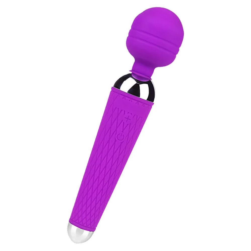 BeBuZZed Wafer Wand USB Rechargeable Vibrator Light Purple