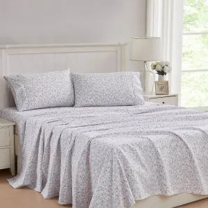 Blencow Sprig Sheet Set Duck Egg Sheet Set by Laura Ashley