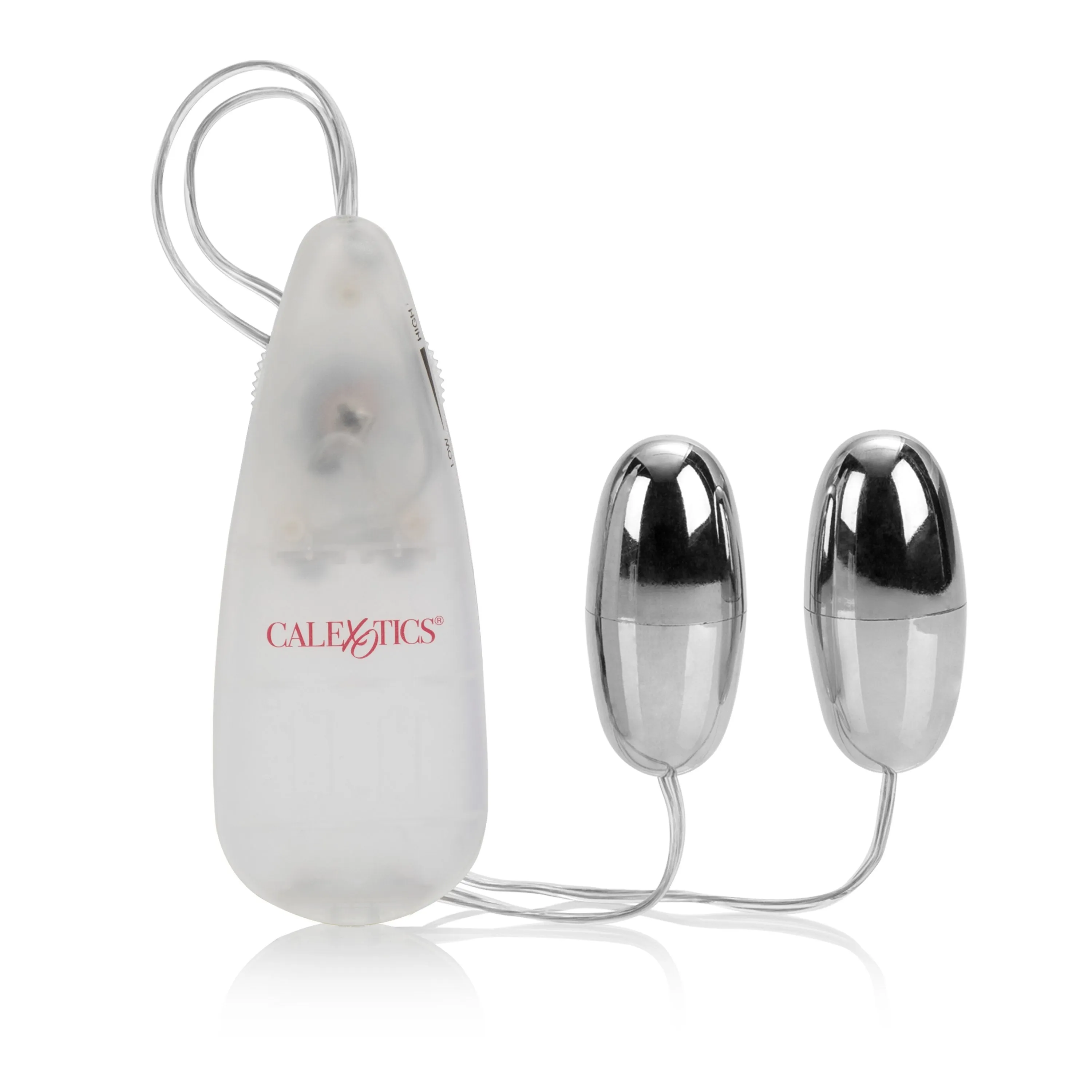 California Exotics - Pocket Exotics Wired Remote Vibrating Double Gold Bullets