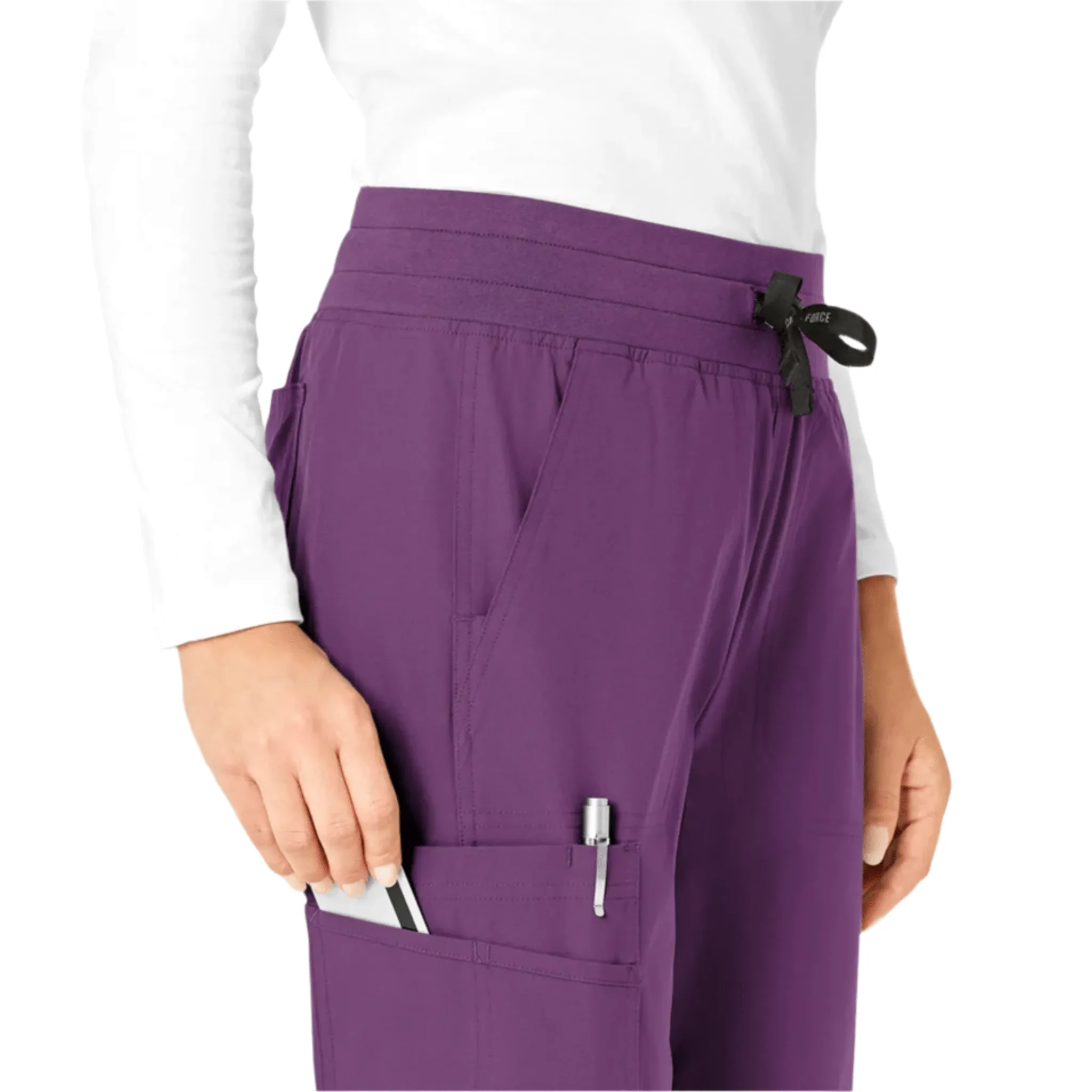 Carhartt Women's Force Essentials Jogger Scrub Pant - Eggplant