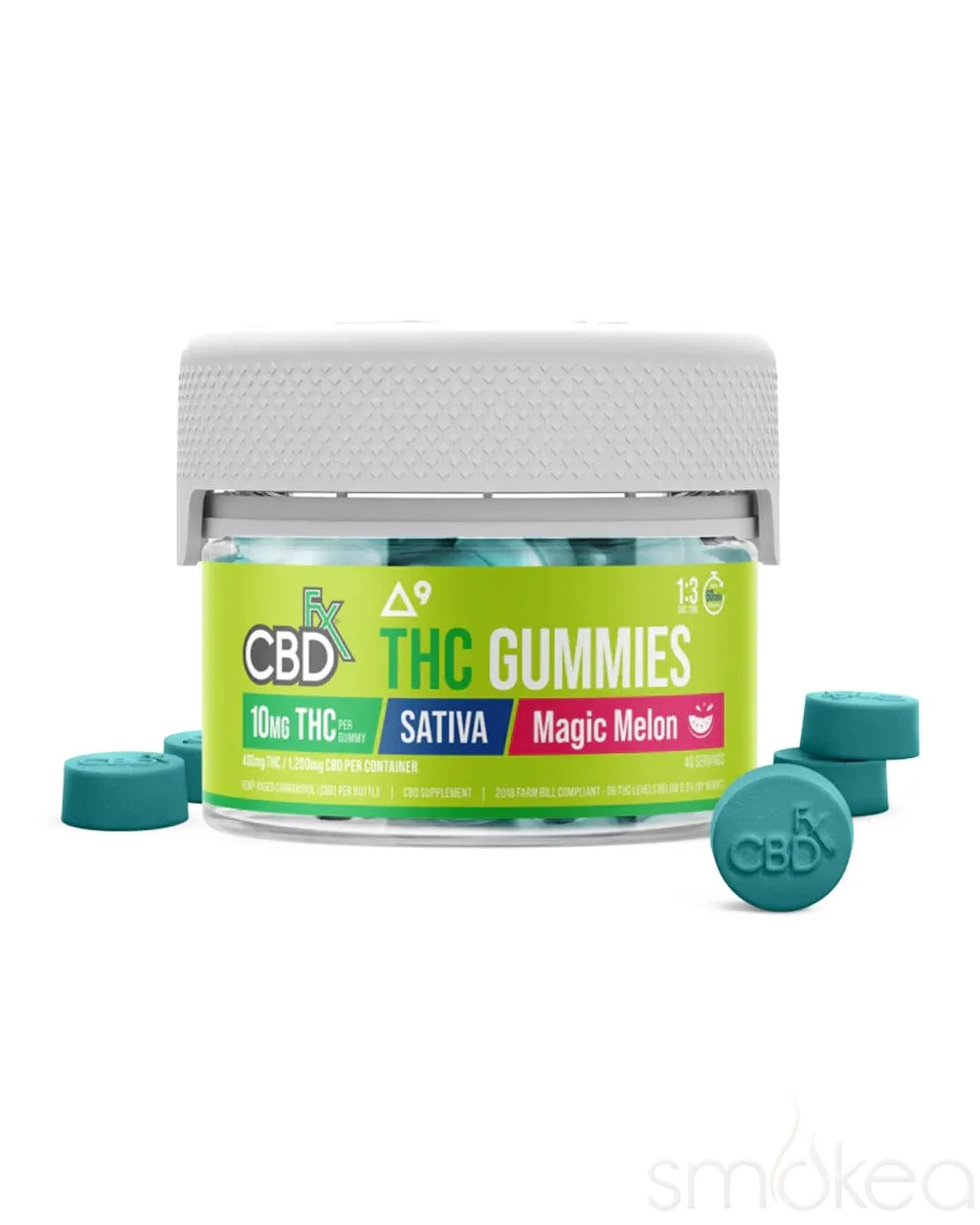 CBDfx Delta 9 THC   CBD Gummies - Magic Melon