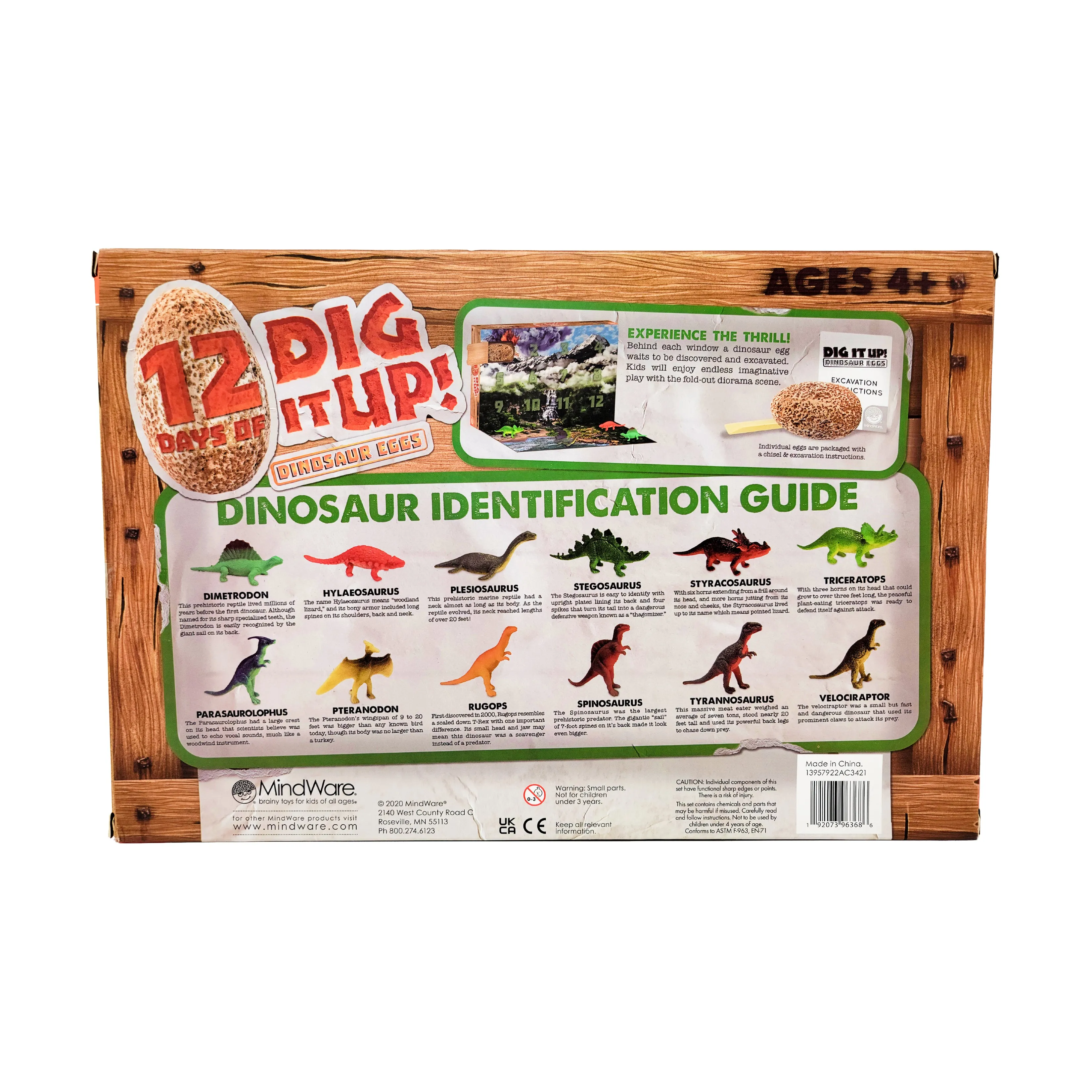 Dig It Up! Dinosaur Discovery Countdown Kit – 12 Exciting Dino Eggs