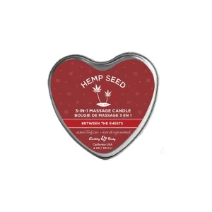 Earthly Body Hemp Seed Candle Between The Sheet 4 oz.
