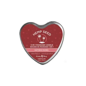 Earthly Body Hemp Seed Candle Mattress Mambo 4 oz.