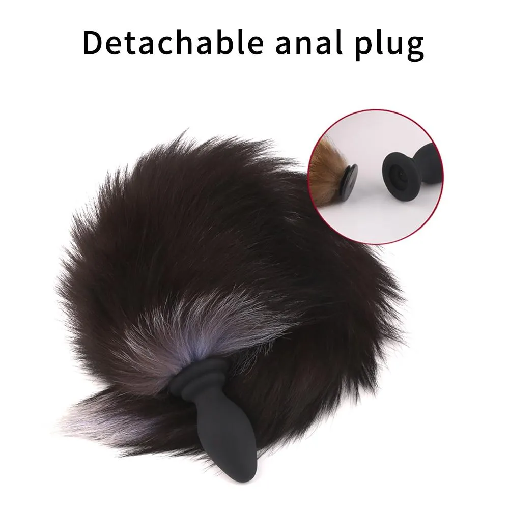 Fox Tail Anal Plug Vibrator