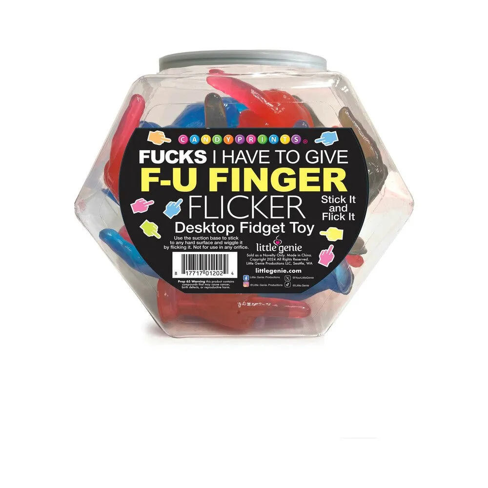 FU Finger Flickers 24-Piece Fishbowl