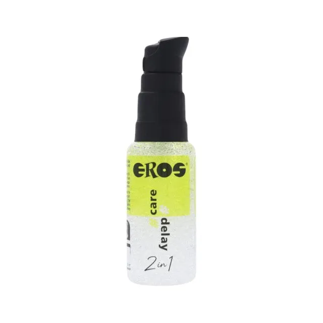 Gel EROS Care Delay 2 in 1. pentru întârzierea ejaculării și lubrifiere. potritiv pentru piele sensibilă. 30 ml