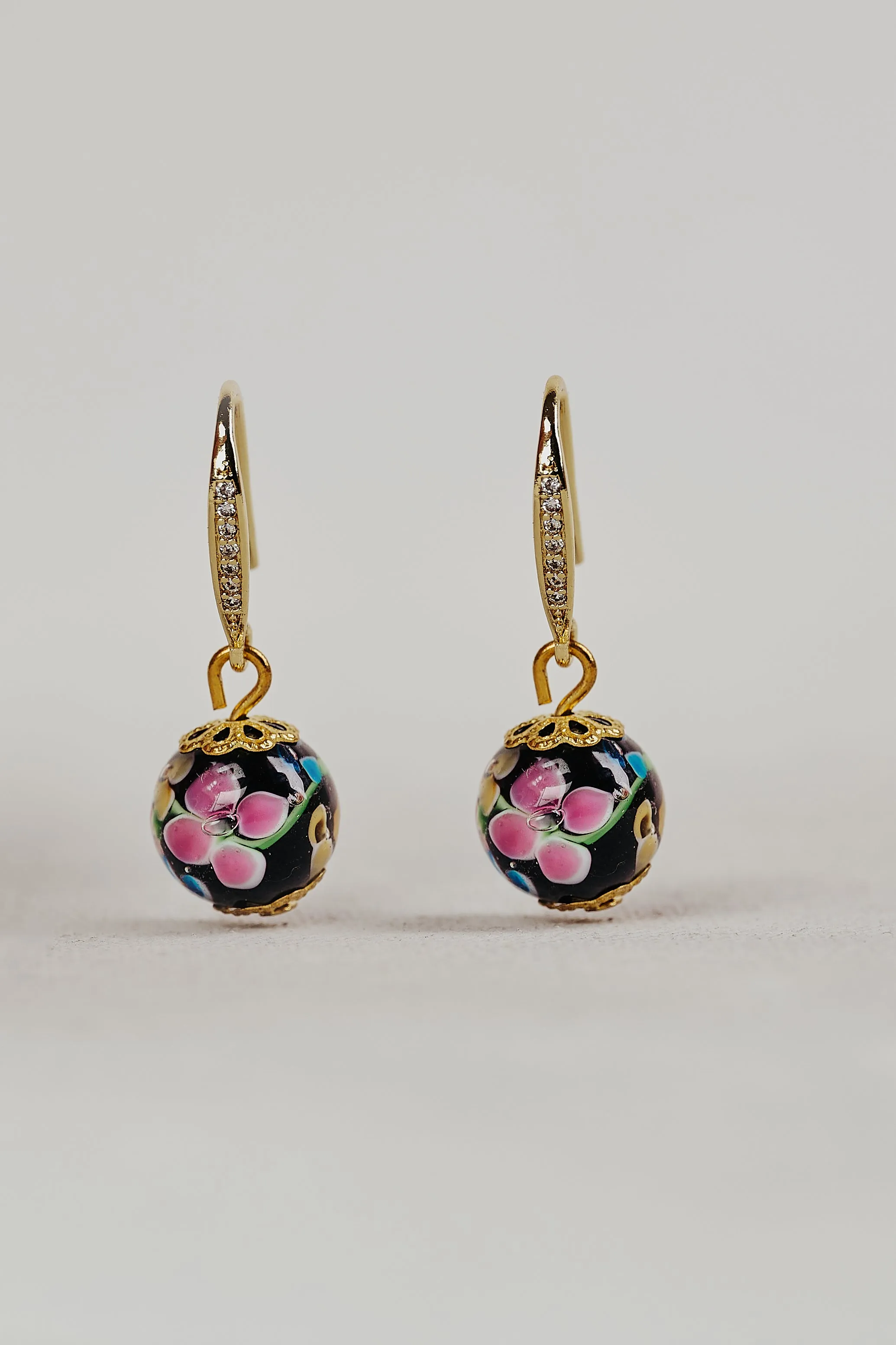 Harper Glass Bead Earrings - Multi