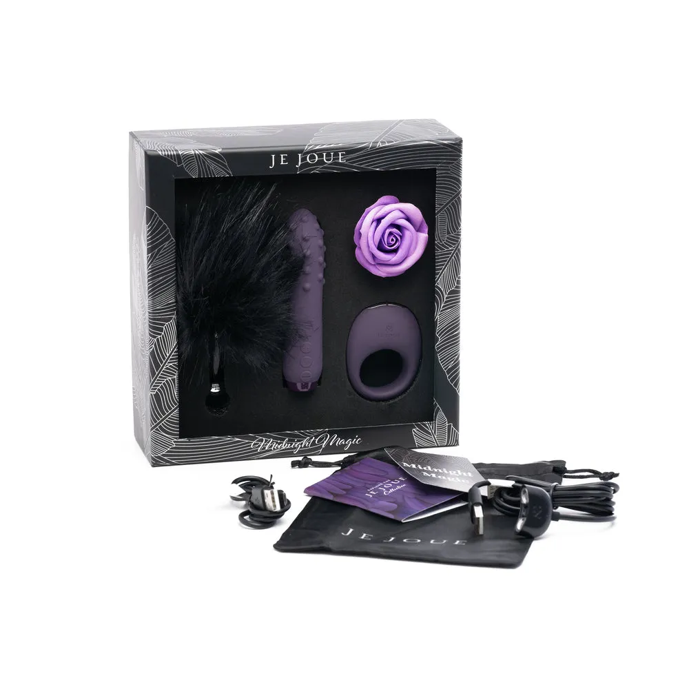 Je Joue Midnight Magic: Duet Bullet. Mio Ring. Feather Tickler. Rose Bath Melt