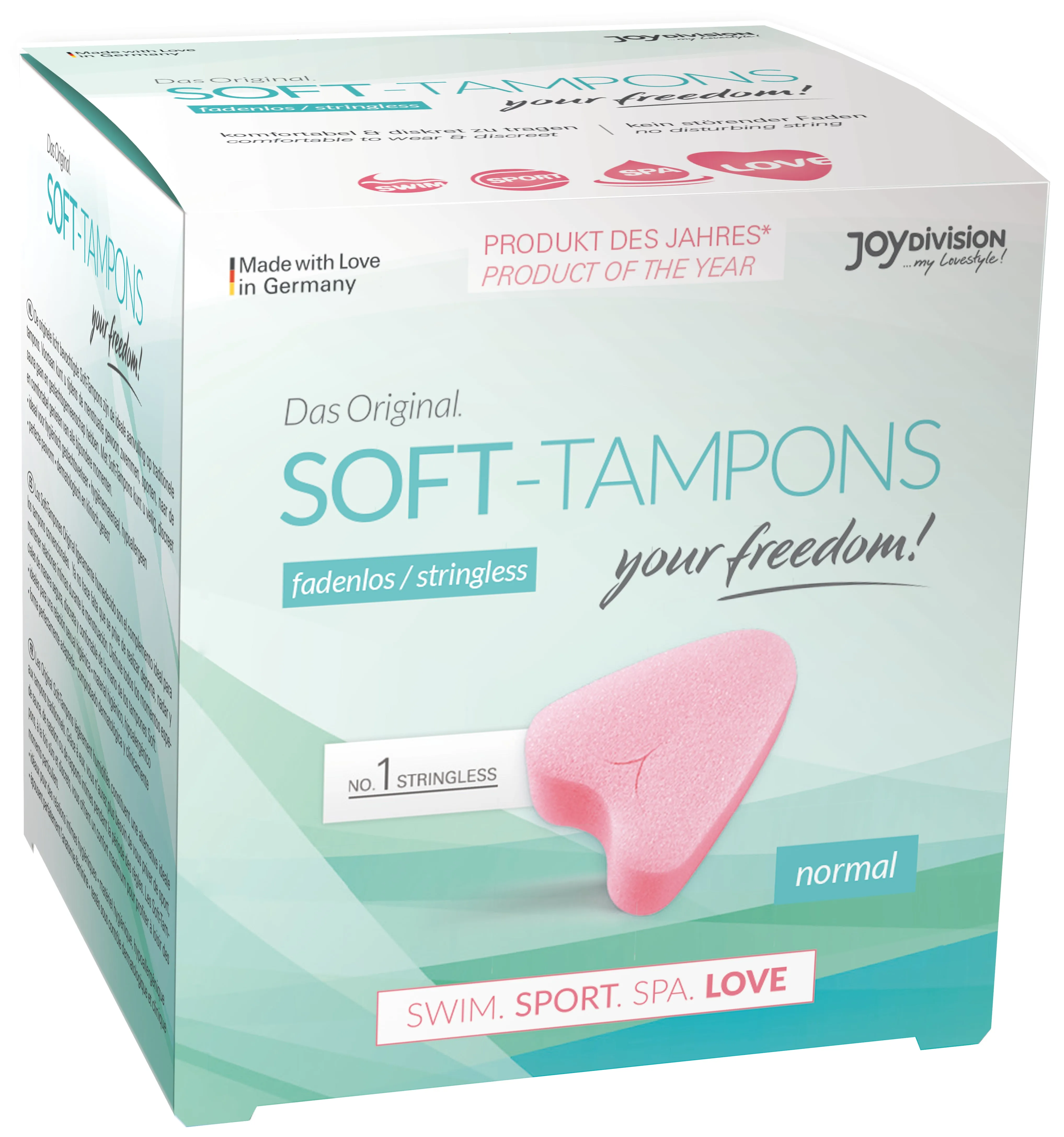 Joy Division Soft Tampon Sponge Sport Spa Love Making 3 Pack