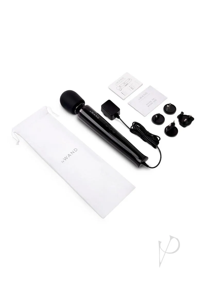 Le Wand Plugin Massager Sky Blk
