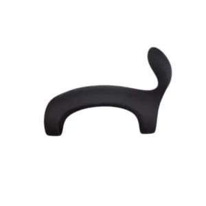 Manșon REV RINGS Penis Enhancement Sleeve. pentru îngroșarea penisului. cu capăt pentru stimularea clitorisului. negru