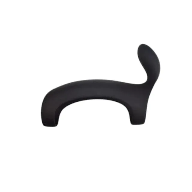 Manșon REV RINGS Penis Enhancement Sleeve. pentru îngroșarea penisului. cu capăt pentru stimularea clitorisului. negru