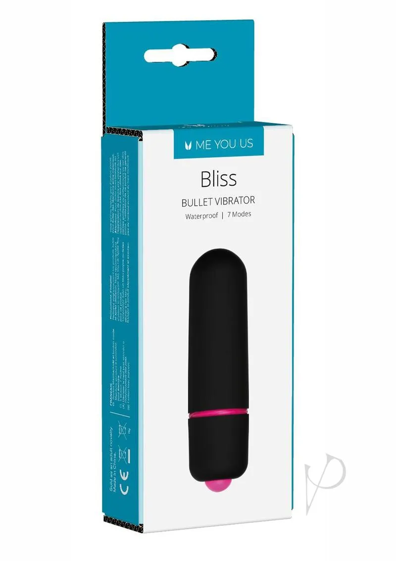 Myu Bliss 7 Mode Mini Bullet Vibe Black