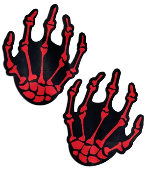 Pastease Premium Skeleton Hands - Red O/S