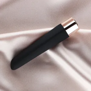 Quinn 10 Modes Silicone Bullet Vibrator Black