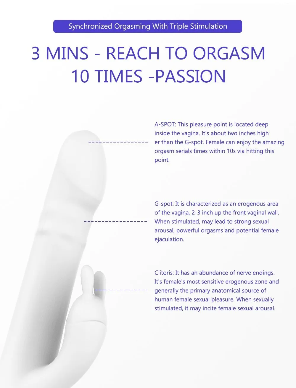 Rabbit 3 Point Vibrator