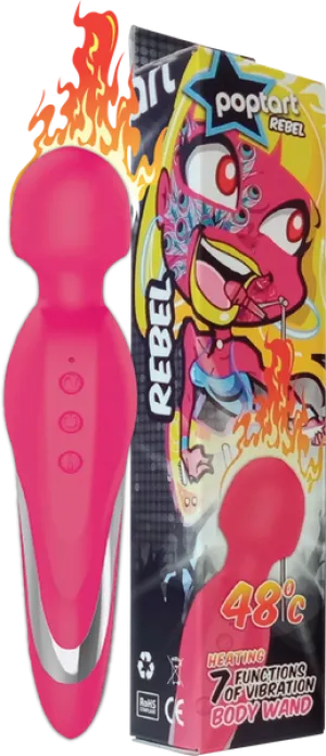 Rechargable Warming Body Wand (Rebel) - Pink
