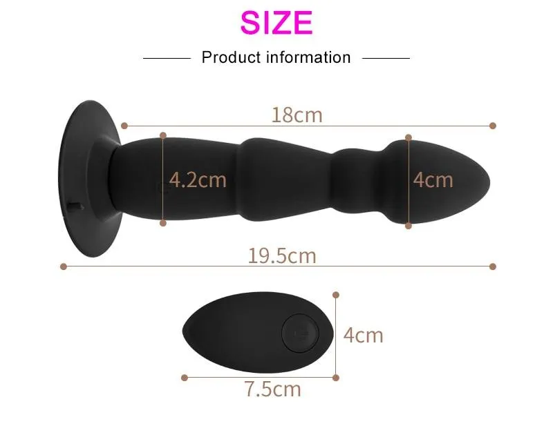 Remote Anal Vibrator