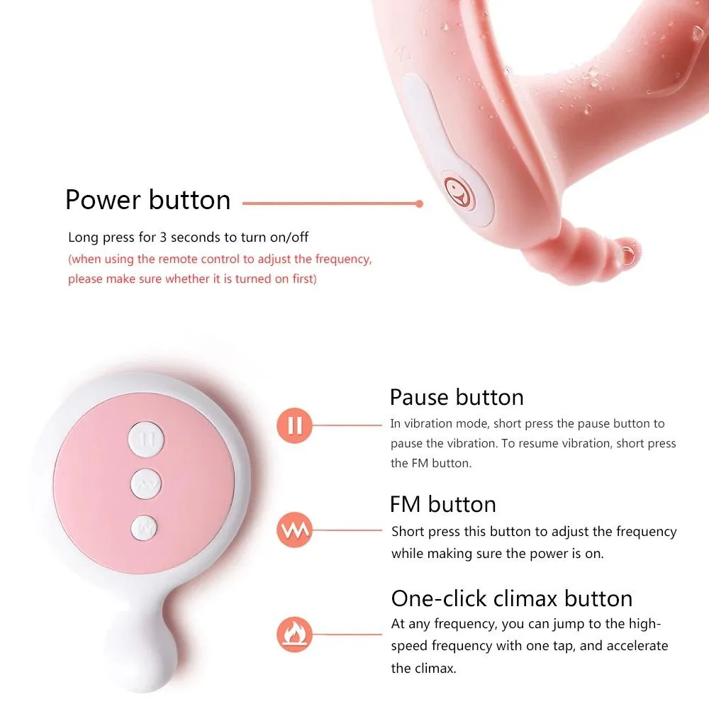 Remote Clitoris Stimulating Vibrator