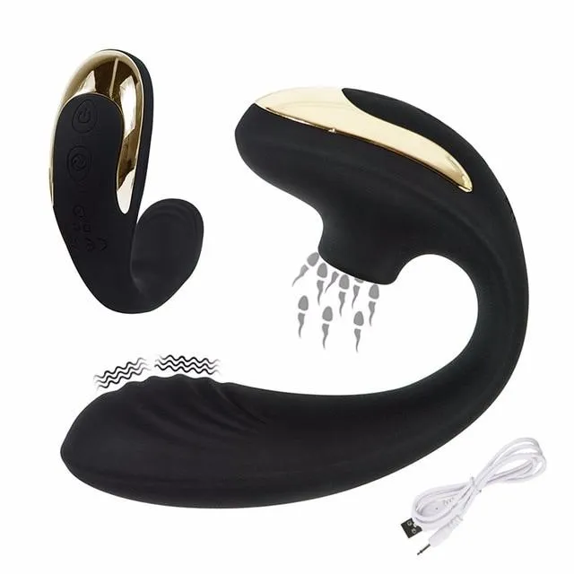 Remote Control Sucker Vibrator