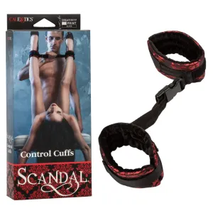 Scandal Control Cuffs - Black/Red