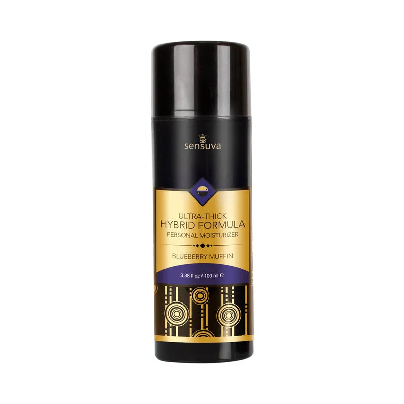Sensuva Ultra-Thick Hybrid Personal Moisturizer Blueberry Muffin 3.4 oz.