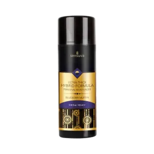 Sensuva Ultra-Thick Hybrid Personal Moisturizer Blueberry Muffin 3.4 oz.