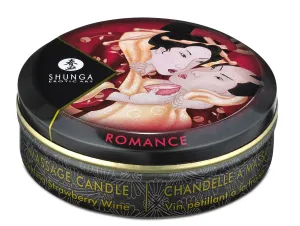 Shunga Romance Mini Candlelight Massage Candle - 1 oz Sparkling Strawberry Wine