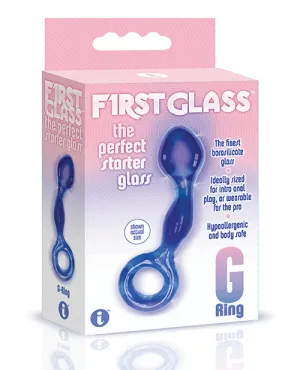 The 9's First Glass G-Ring Anal & Pussy Stimulator
