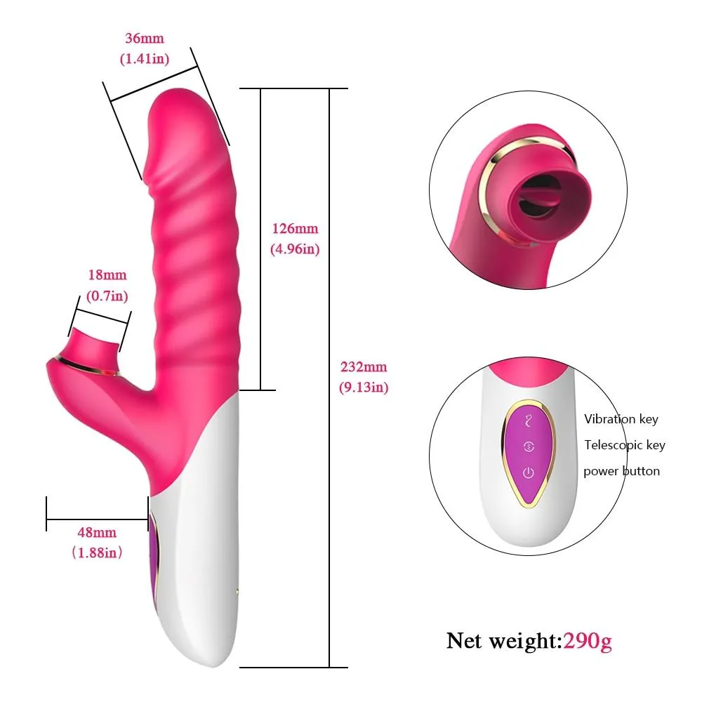 Thrusting Rabbit Vibrator