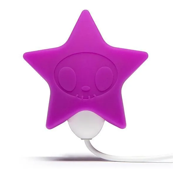 Tokidoki - Silicone Star Clitoral Vibrator (Purple)