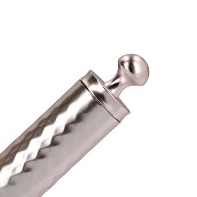 Vibrator LOVELINE The Thrill. cu 3 capete interschimbabile. din silicon premium. 10 funcții de vibrație. culoare albastru