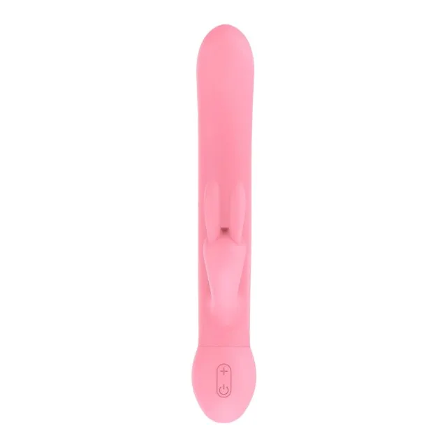 Vibrator rabbit TOYZ4LOVERS Funny Madness Femme Toys. cu vibrații multiple. rezistent la apă. lungime 22.7 cm. roz
