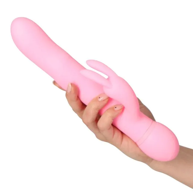 Vibrator rabbit TOYZ4LOVERS Funny Madness Femme Toys. cu vibrații multiple. rezistent la apă. lungime 22.7 cm. roz