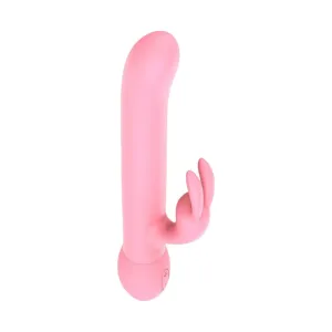 Vibrator rabbit TOYZ4LOVERS Funny Madness Femme Toys. cu vibrații multiple. rezistent la apă. lungime 22.7 cm. roz