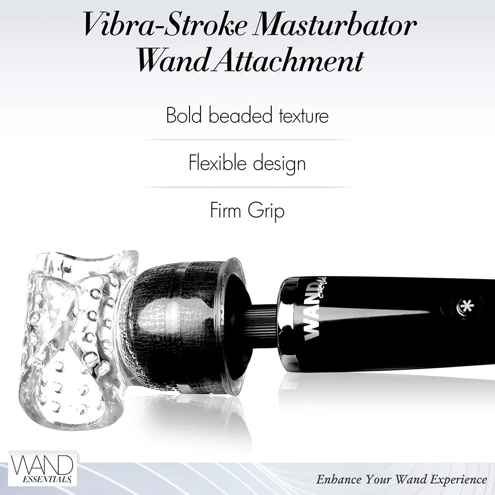 Wand Essentials Vibra-Stroke Wrapped Wand Attachment