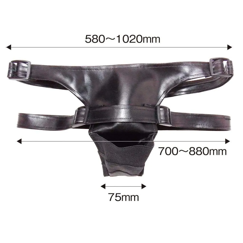 Wild One - SM Premium Wand Strap On Harness (Black)