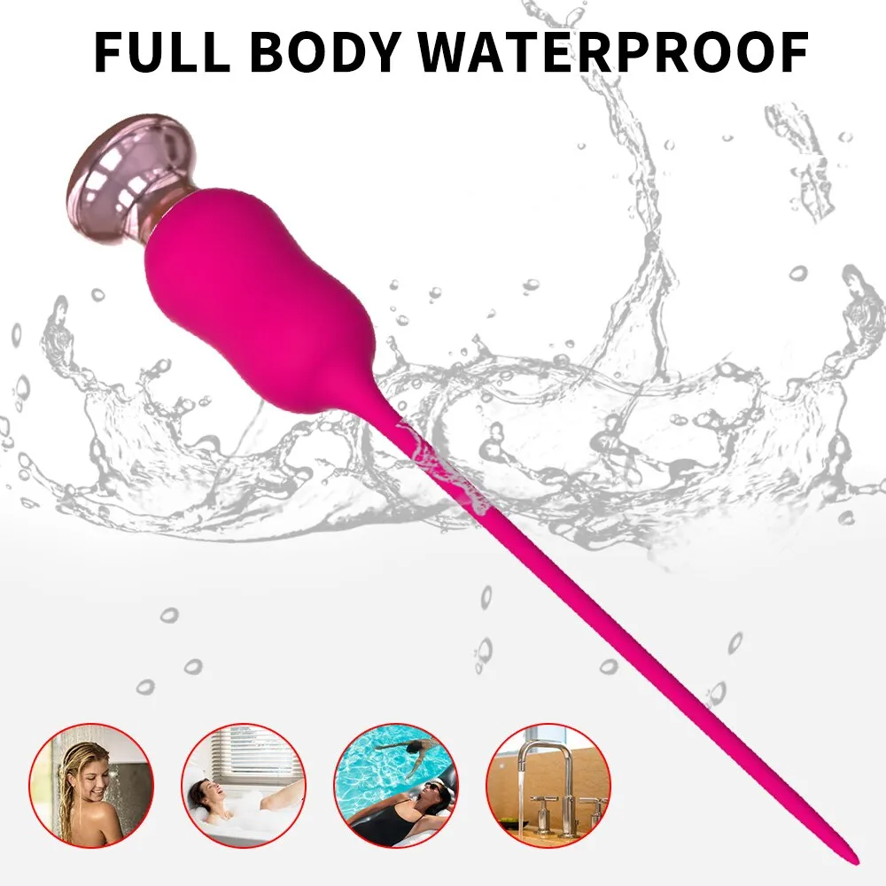Wireless Urethral Sounding Vibrator Delayed Ejaculation Penis Plug